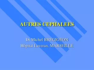 autres cephalees
