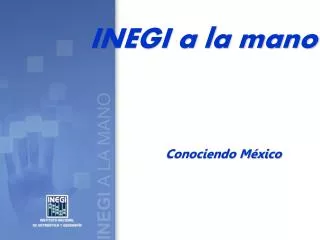 inegi a la mano