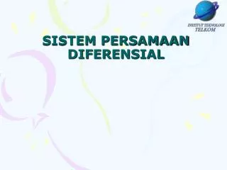 sistem persamaan diferensial