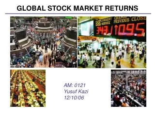 GLOBAL STOCK MARKET RETURNS