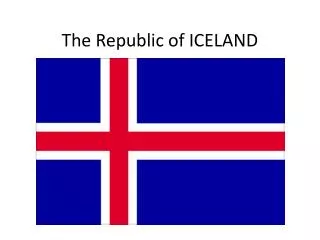 The Republic of ICELAND