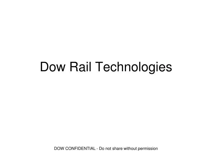 dow rail technologies