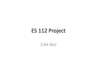 ES 112 Project