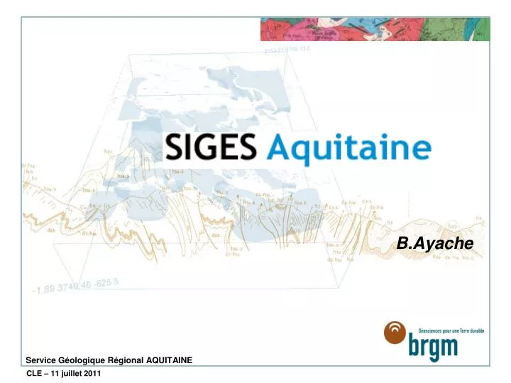 service g ologique r gional aquitaine