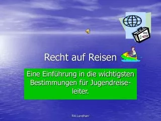 recht auf reisen
