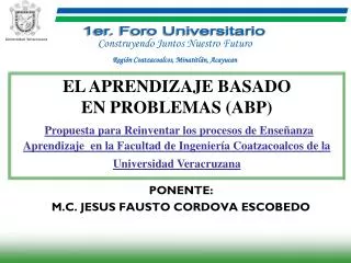 ponente m c jesus fausto cordova escobedo