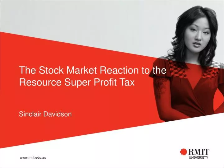 the stock market reaction to the resource super profit tax