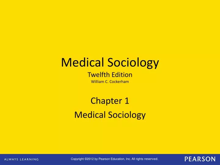 medical sociology twelfth edition william c cockerham