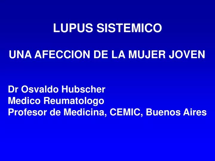 lupus sistemico
