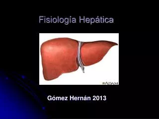 fisiolog a hep tica