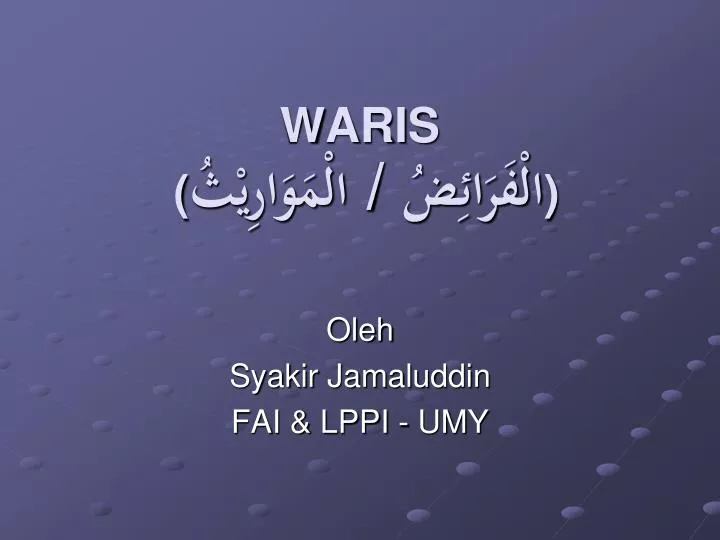 waris