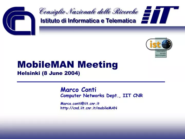 mobileman meeting helsinki 8 june 2004