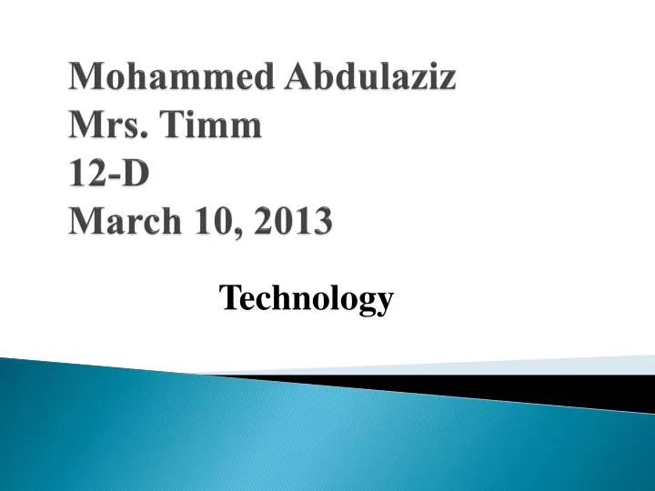 mohammed abdulaziz mrs timm 12 d march 10 2013