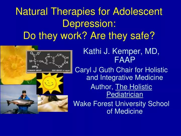 natural therapies for adolescent depression do they work are they safe