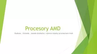 procesory amd