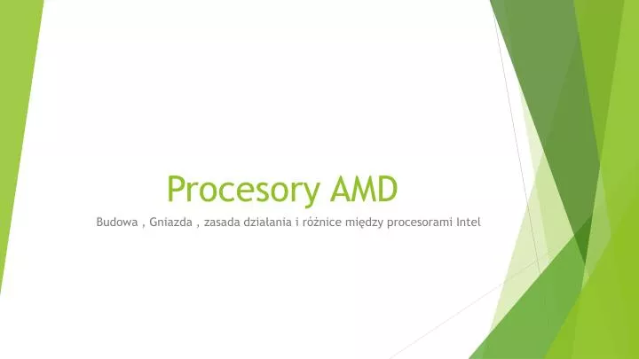 procesory amd