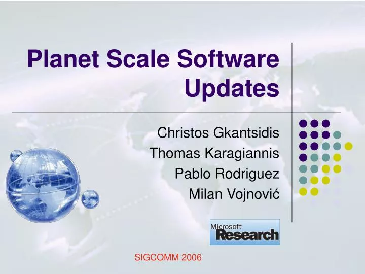 planet scale software updates