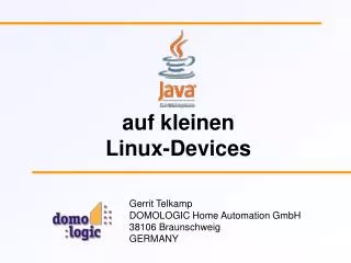 auf kleinen linux devices