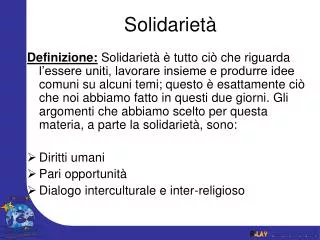 solidariet