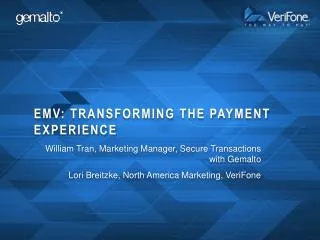 EMV: transforming the payment experience