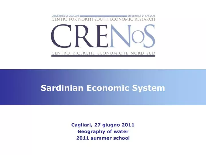 sardinian economic system