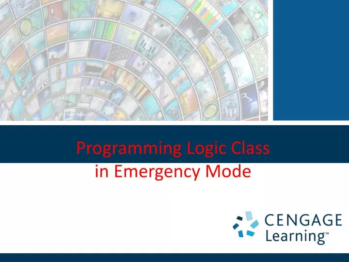 programming logic class in emergency mode