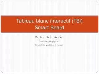 tableau blanc interactif tbi smart board