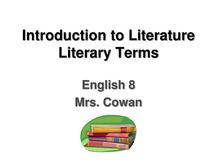 introduction to literature literary terms