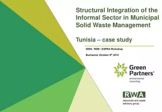 ISWA / RDN / EXPRA Workshop Bucharest , October 9 th 2014