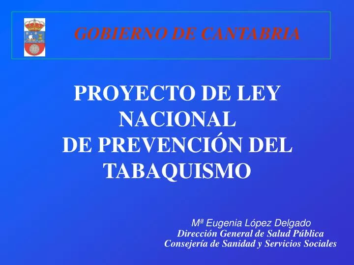 proyecto de ley nacional de prevenci n del tabaquismo