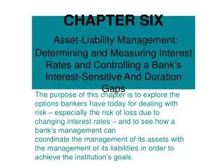 Asset-Liability Management
