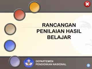 rancangan penilaian hasil belajar