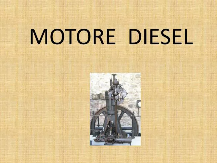 motore diesel