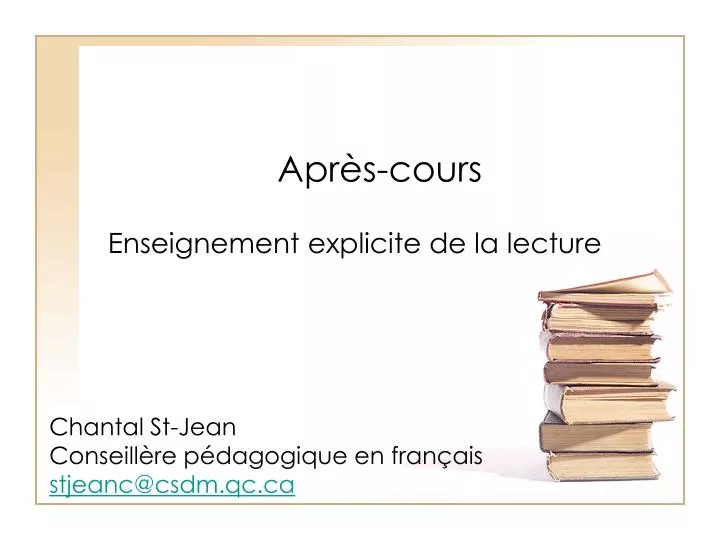apr s cours