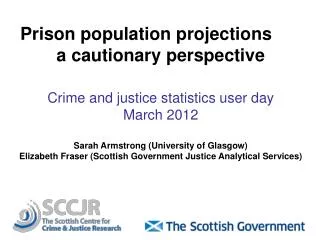 Scottish prison population - the history