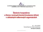 Vítam Vás na mojom prvom školení  - slide 1