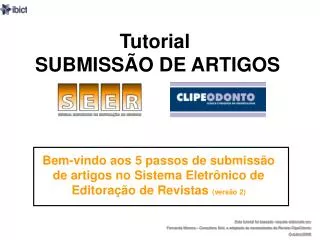 tutorial submiss o de artigos