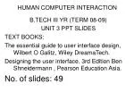 HUMAN COMPUTER INTERACTION - slide 1