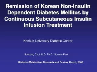 Konkuk University Diabetic Center