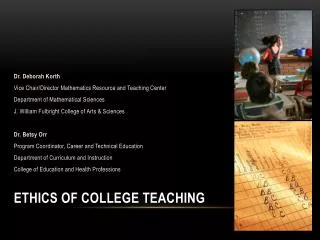 Ethics of College Teaching