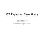 LT7: Regression Discontinuity - slide 1