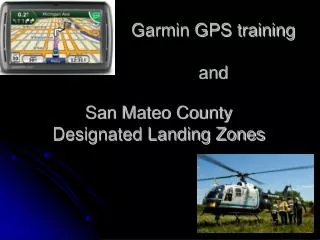 San Mateo County Designated Landing Zones