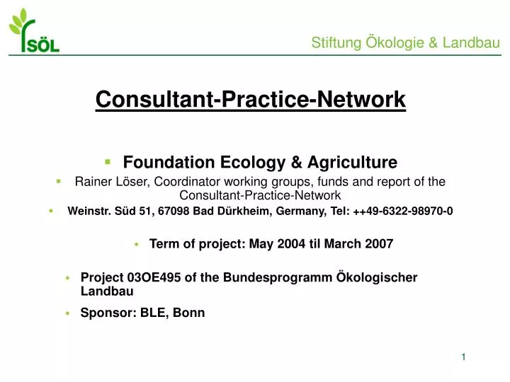 consultant practice network