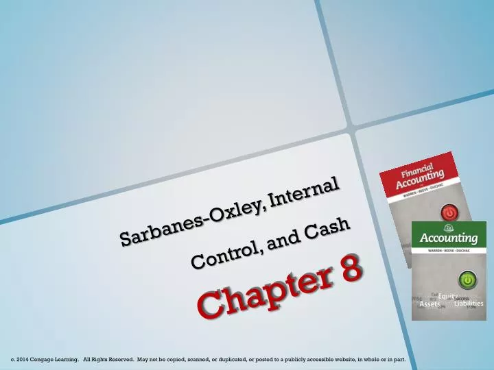 sarbanes oxley internal control and cash