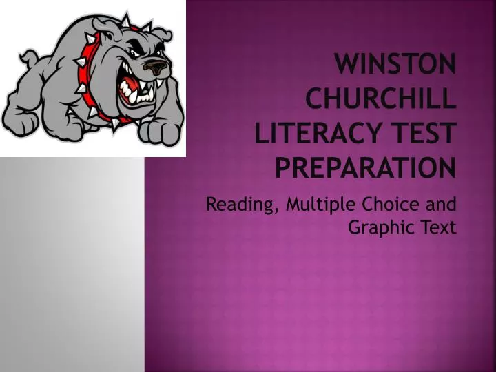winston churchill literacy test preparation