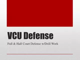 VCU Defense