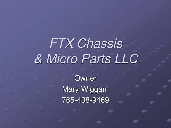 ftx chassis micro parts llc