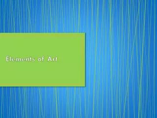 elements of art