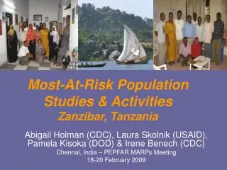 Most-At-Risk Population Studies &amp; Activities Zanzibar, Tanzania
