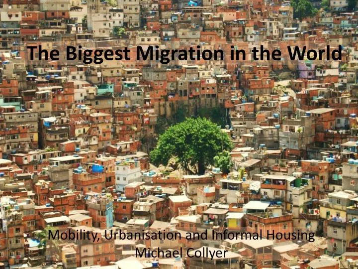 the biggest migration in the world